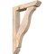 Ekena Millwork Funston Slat Smooth Bracket w/ Offset Brace, Douglas Fir, 5 1/2"W x 26"D x 38"H BKT0604X26X38FST06SDF - alternate 1